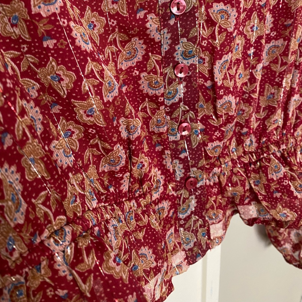 American Eagle Patterned Blouse - image 5